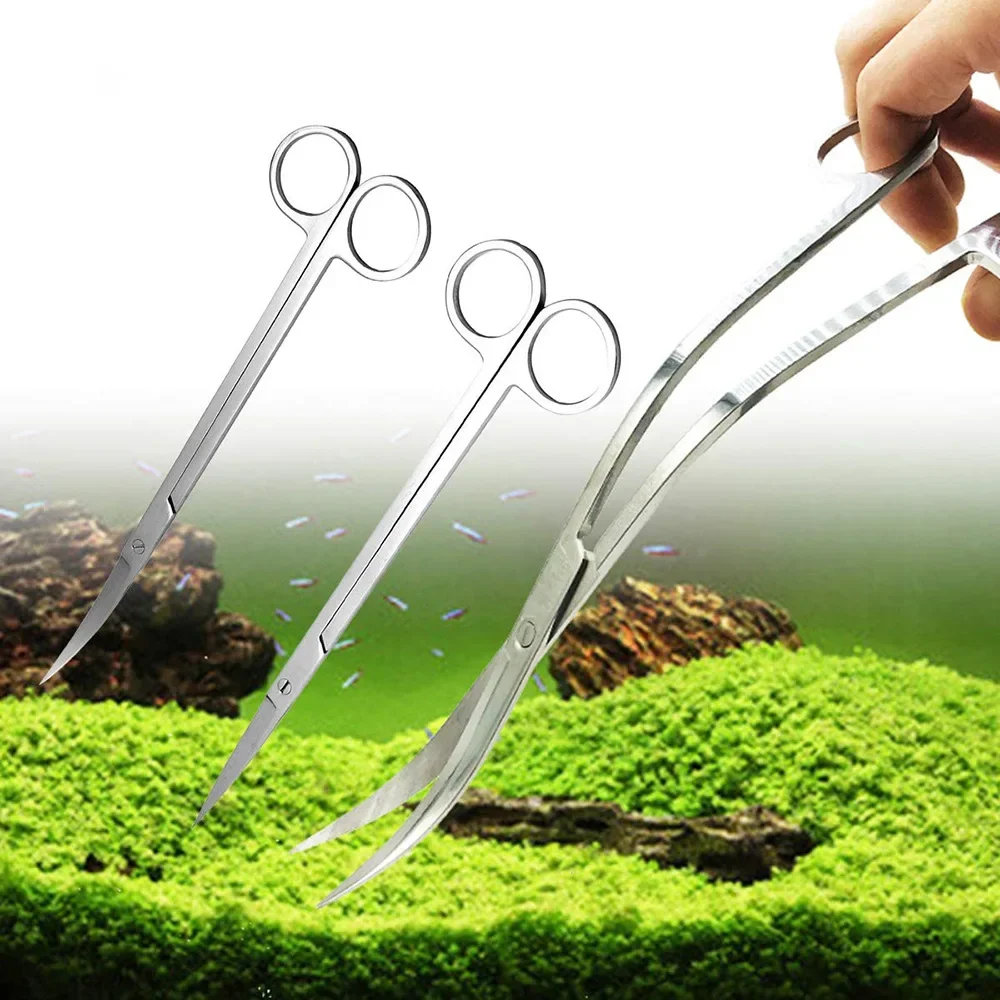 Planted Aquarium Tool Kit - Pinzas para plantas de recorte acuático