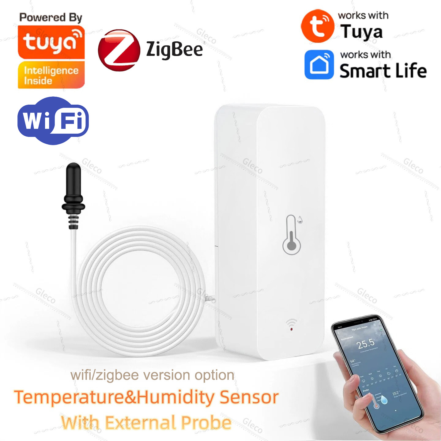 Aquarium Plant - Sensor de Temperatura y Humedad Tuya
