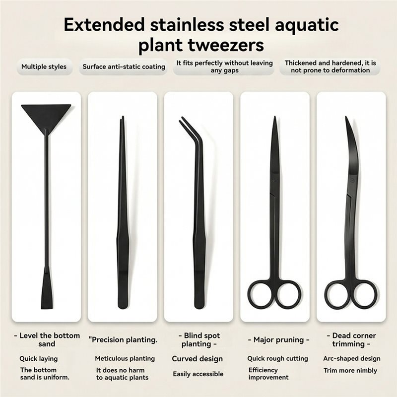 TFORU-Juego de Herramientas pa - Planted Aquarium Tool Kit reseña y precio