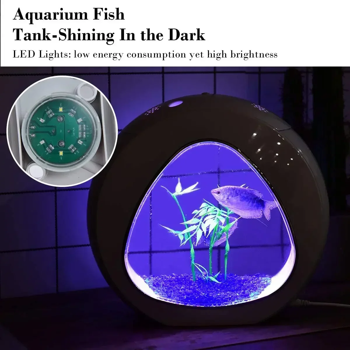 Pecera Betta, acuario de peces - Planted Aquarium Bowl reseña y precio