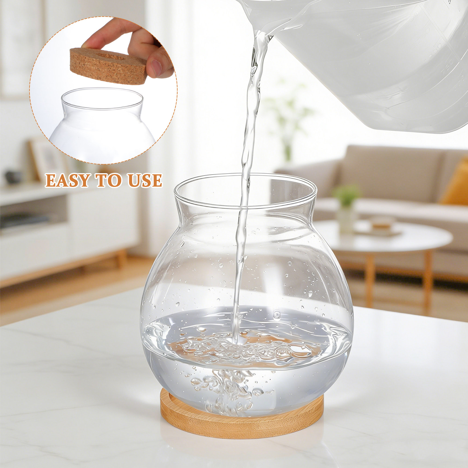 Pecera de Vidrio para Escritor - Planted Aquarium Bowl reseña y precio