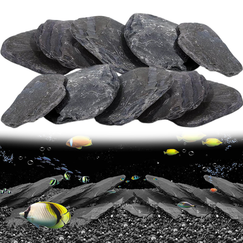 500g/1000g Virutas de Pizarra  - Planted Aquarium Hardscape reseña y precio