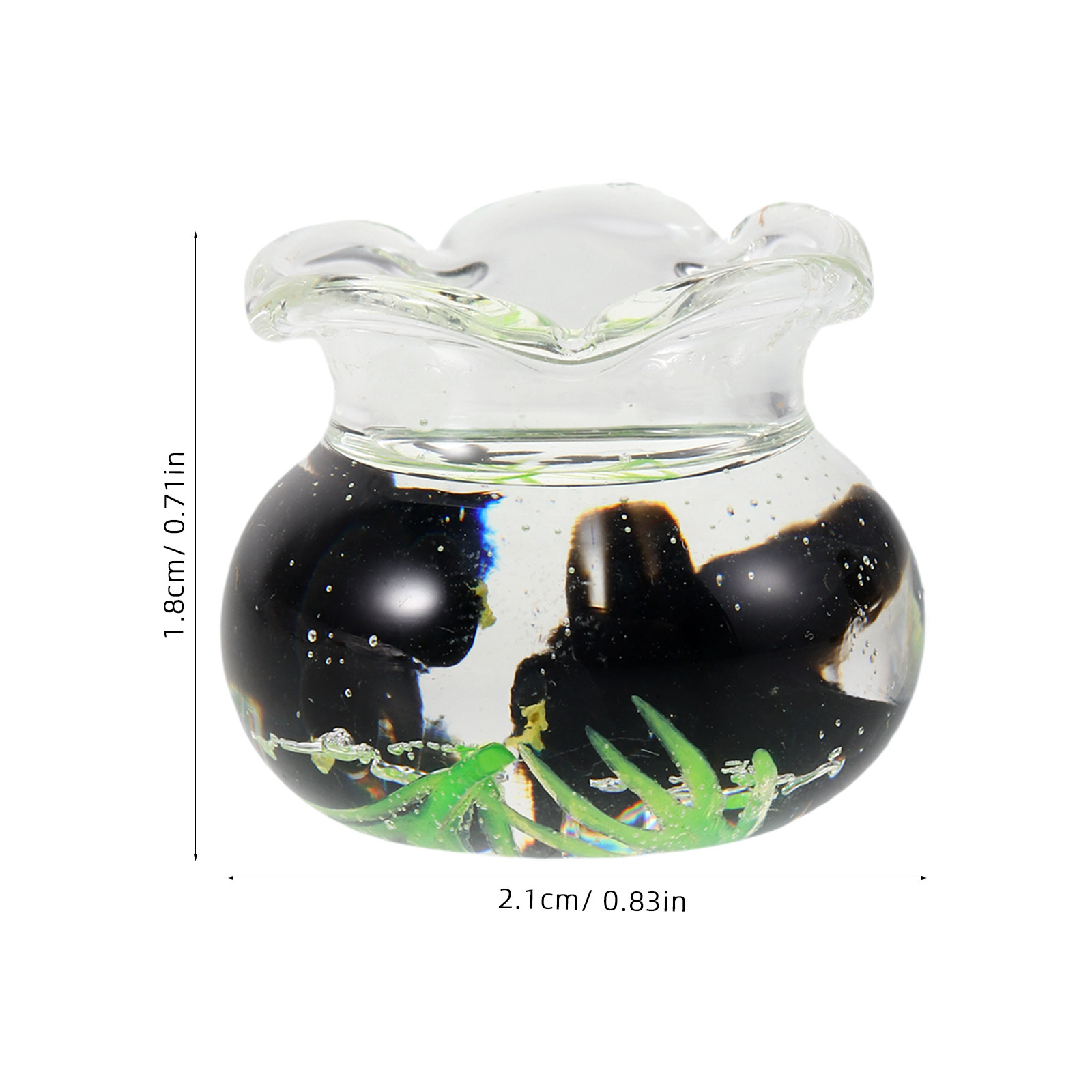 Mini Pecera de Resina, Pecera  - Planted Aquarium Bowl reseña y precio