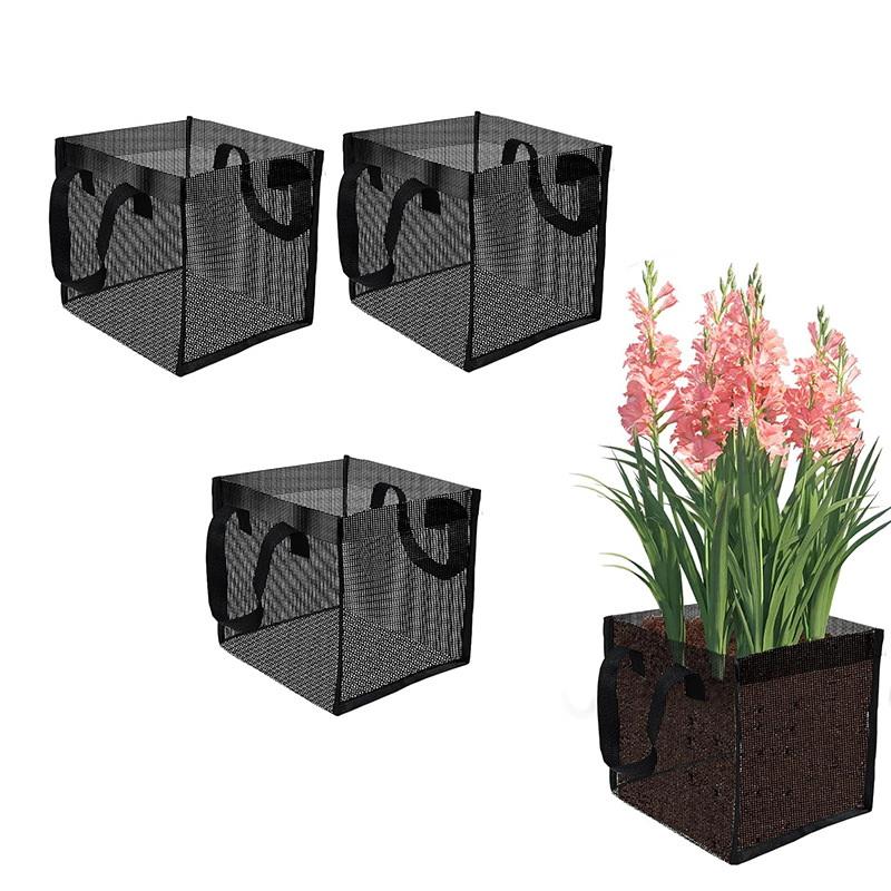 4 Cestas de malla negras para  - Aquarium Plant reseña y precio