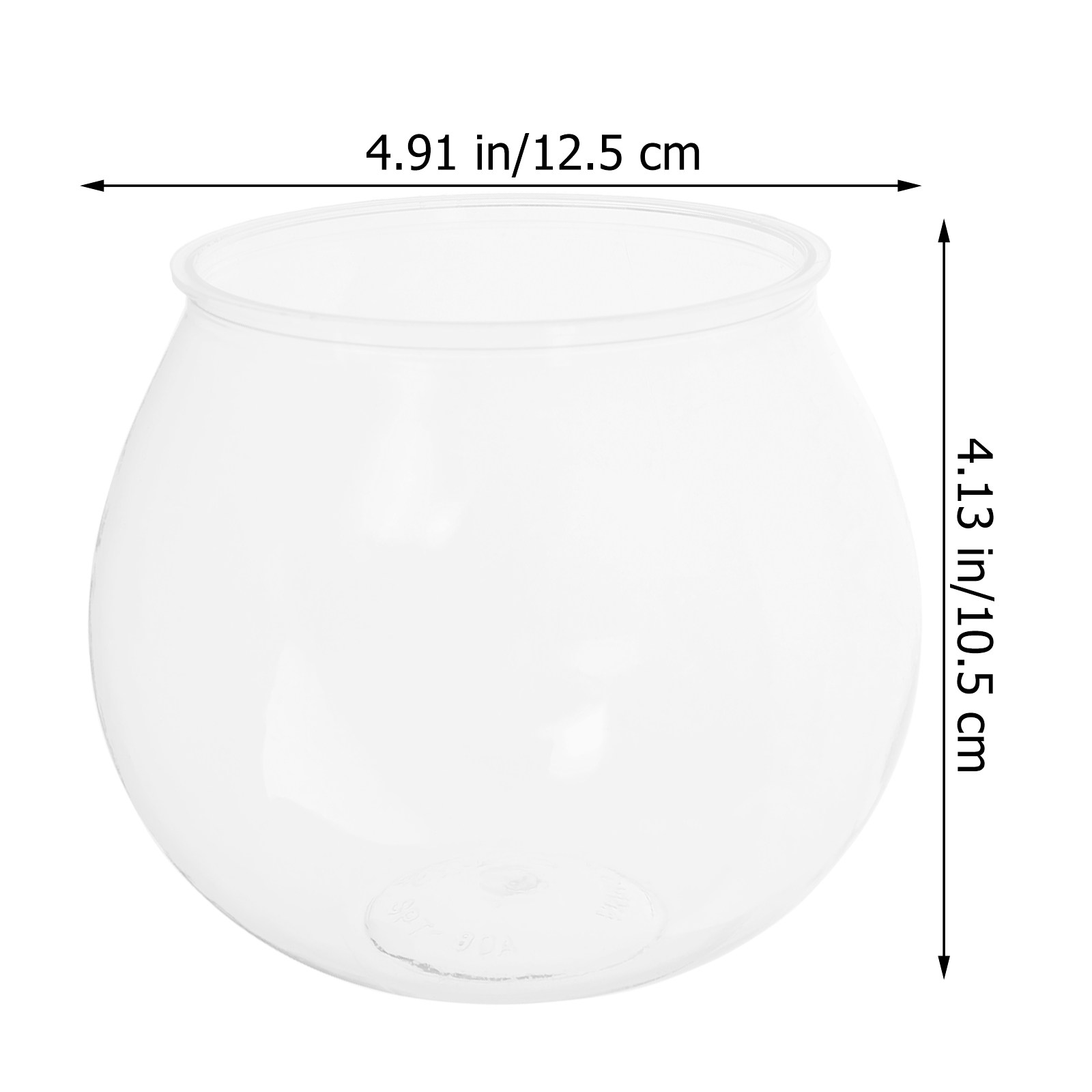 Mini pecera de plástico transp - Planted Aquarium Bowl reseña y precio