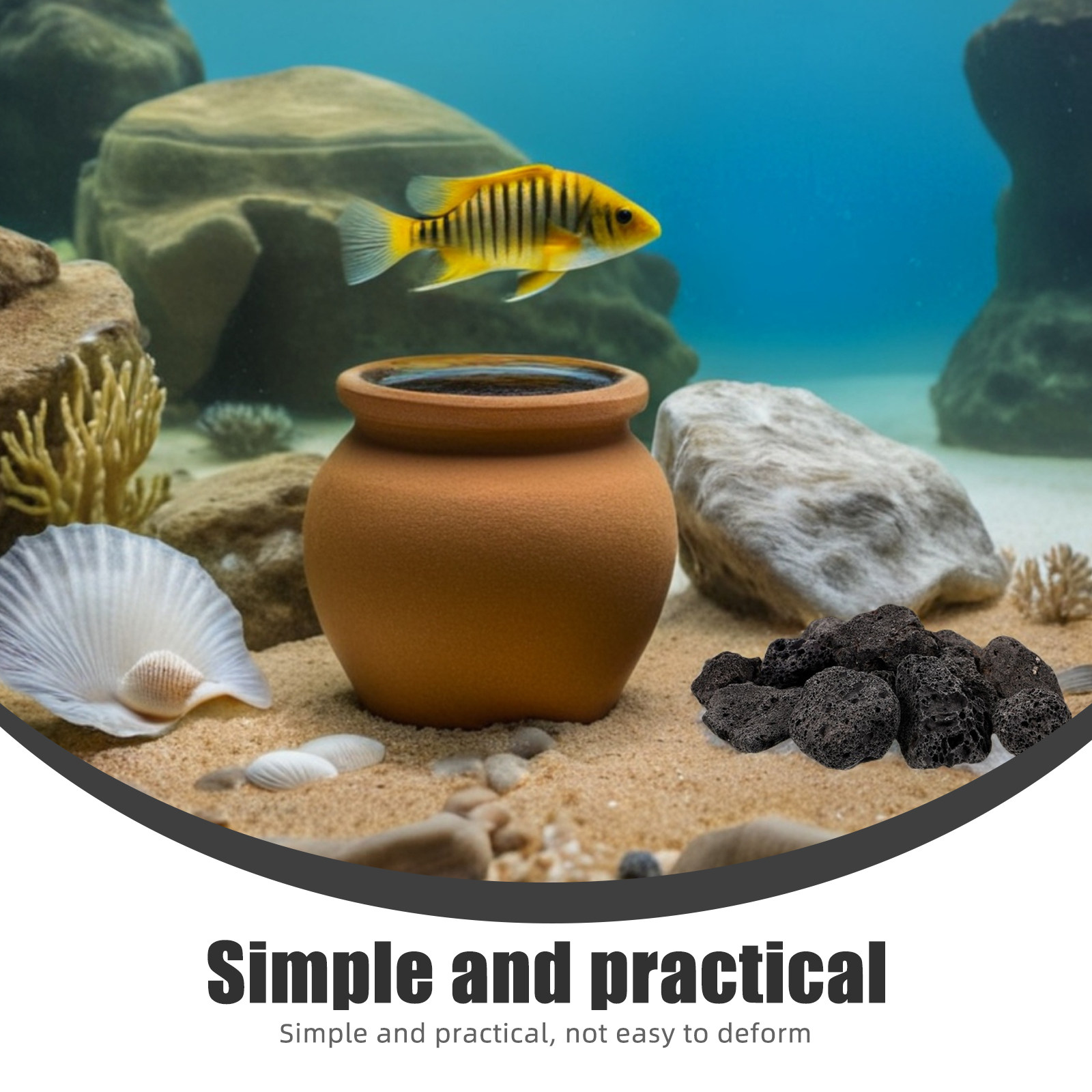 1 Paquete de Piedras Volcánica - Aquarium Plant reseña y precio