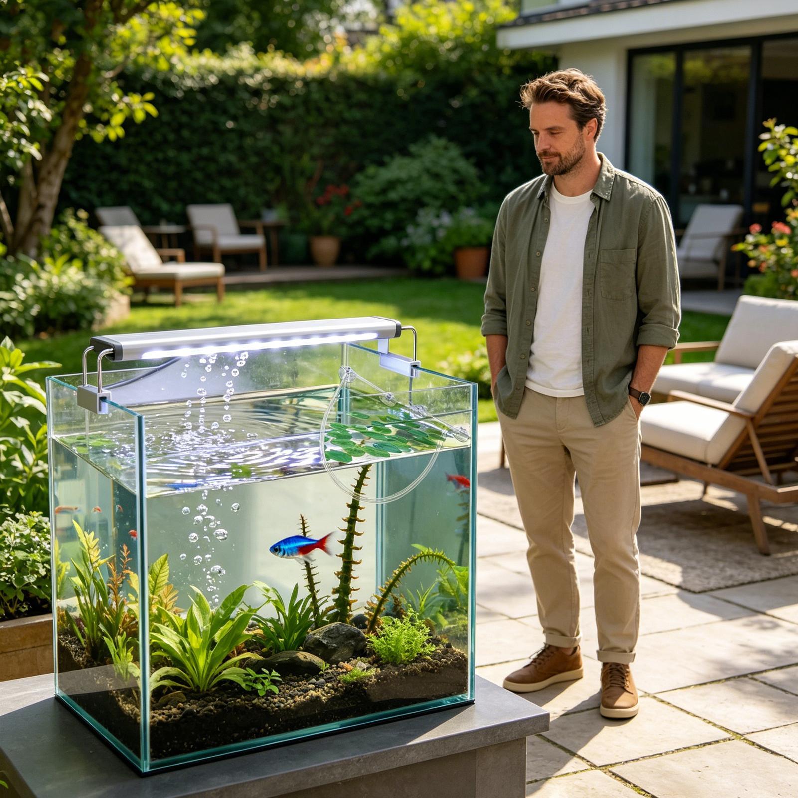 Barrera flotante para plantas  - Planted Aquarium For Betta reseña y precio